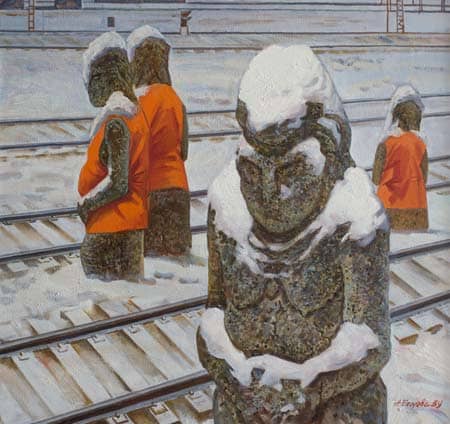 Пам'ятки Дніпра, скіфський слід, скіфська спадщина, скіфський звіриний стиль, половецькі скульптури