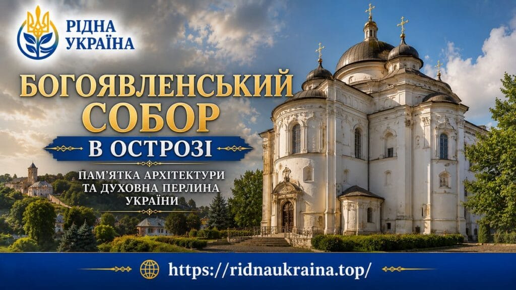 Богоявленський собор в Острозі: духовна спадщина та архітектурна пам'ятка князя Острозького Богоявленський собор в Острозі який збудував гетьман Костянтин Острозький блоґ Рідна Україна.