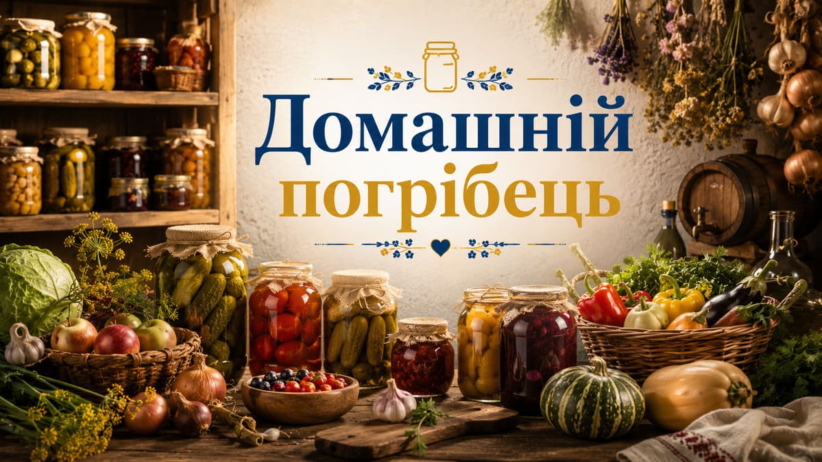 Дізнайтеся про те, як наповнити домашній погрібець консервацію та про якісне зберігання продуктів.