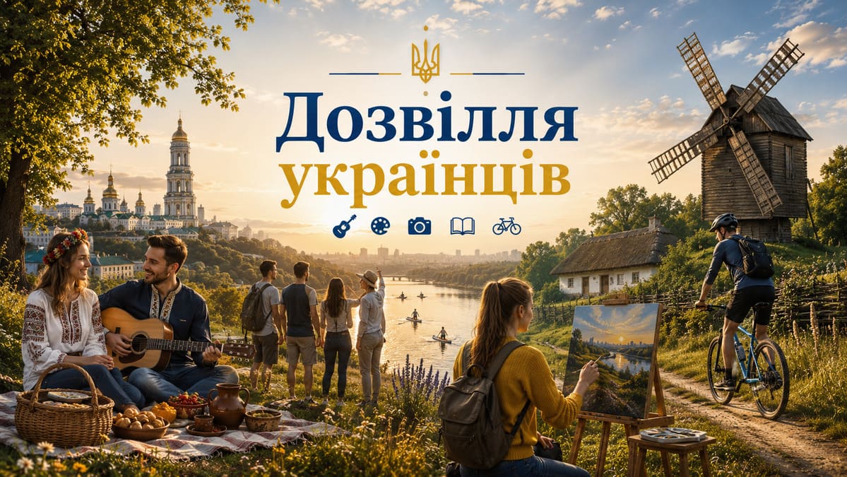 Дізнайтеся багато цікавого про дозвілля українців.