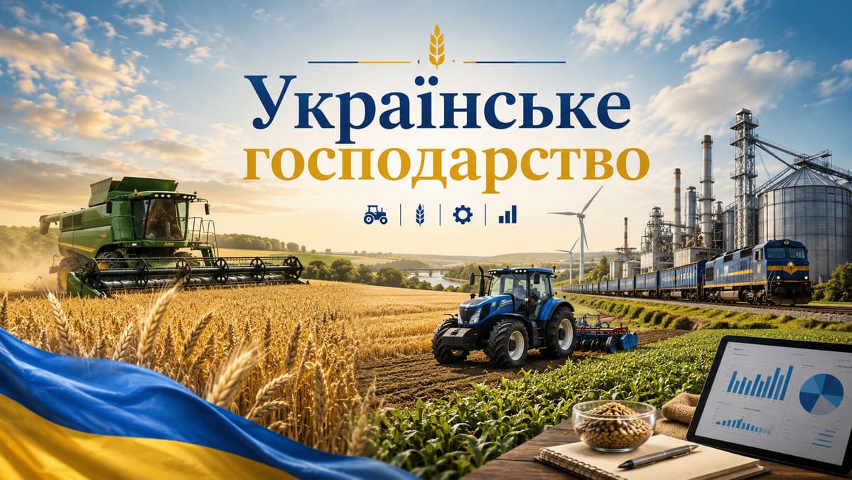 Українське господарство займає чільне місце в житті народу України.